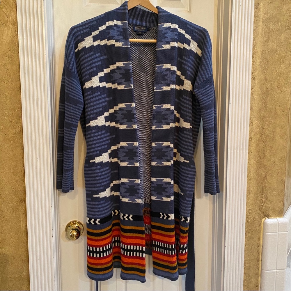 Pendleton long fall cardigan